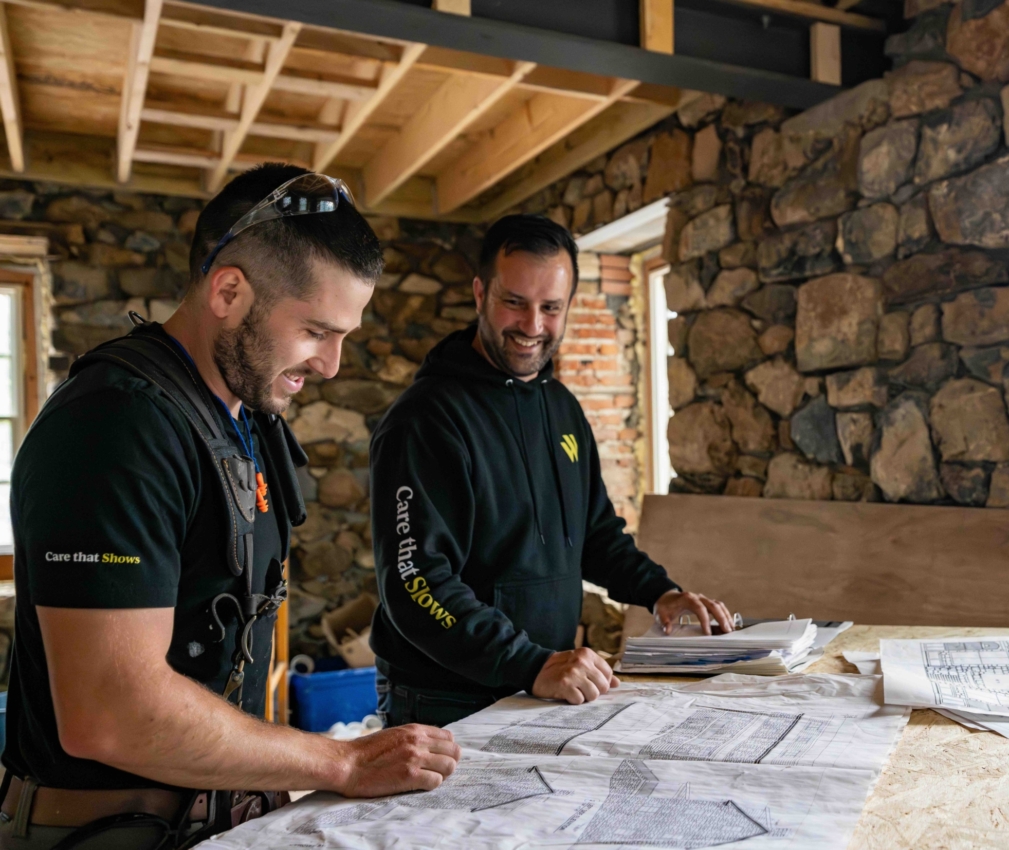 Luxury construction workers